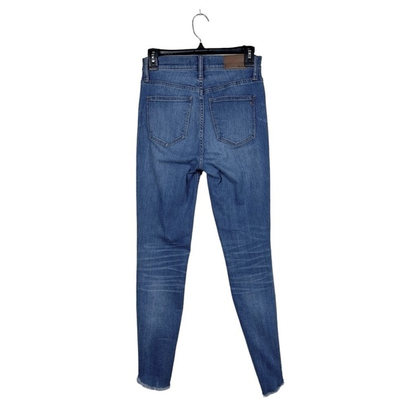 Madewell 10" High-Rise Skinny Jeans Tulip-Hem Edition Stretch 5-Pocket Size 26 - Picture 4 of 11
